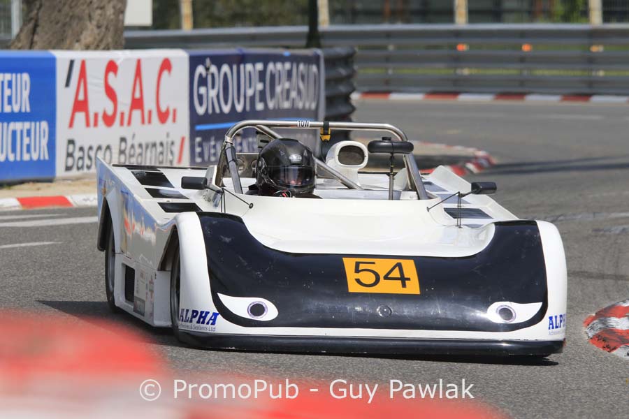 Grand Prix Historique Pau 2016 - Peter Needham - Tiga 2000 - 1er Sport Protos courses 1 & 2